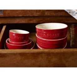 Staub Schüssel 14 Cm, Keramik, Kirsch-Rot 9 Staub Schüssel 14 Cm, Keramik, Kirsch-Rot -Zwilling 000017329