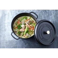 Staub Cocotte 28 Cm, Rund, Schwarz, Gusseisen 10 Staub Cocotte 28 Cm, Rund, Schwarz, Gusseisen -Zwilling 000017831