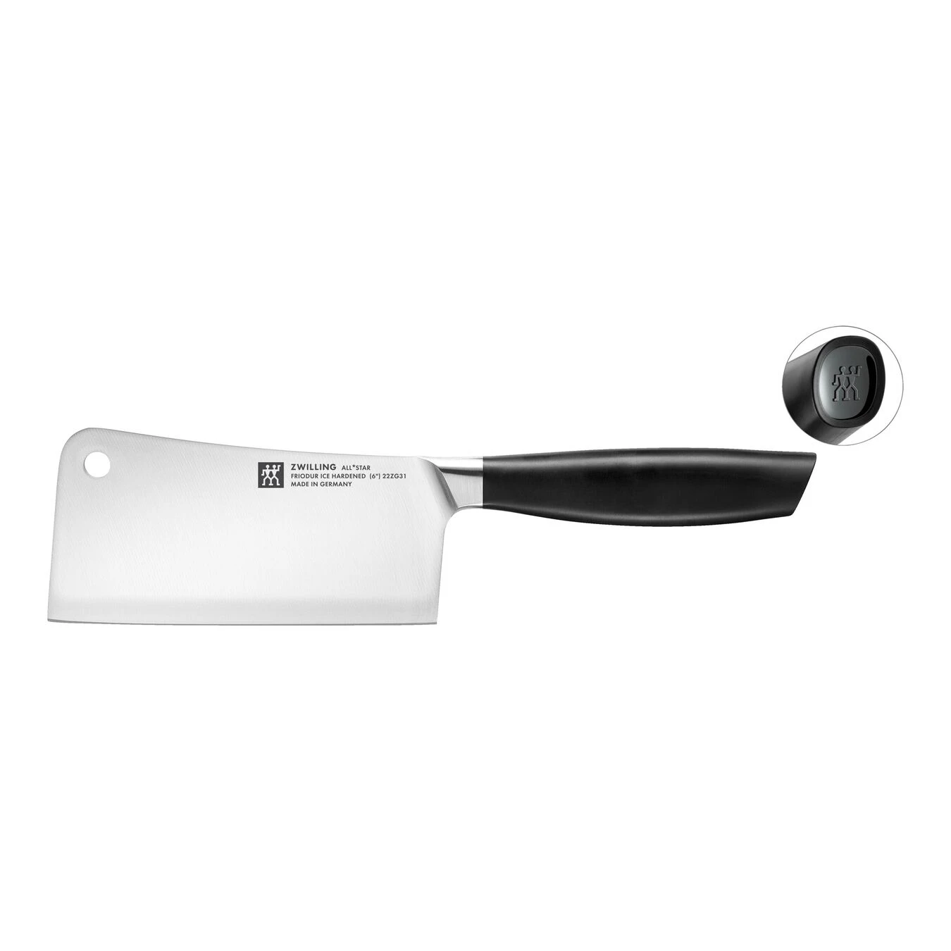 Zwilling Hackmesser 15 Cm, Schwarz 1 Zwilling Hackmesser 15 Cm, Schwarz