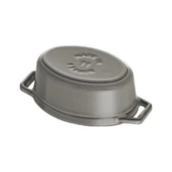 Staub Mini Cocotte 11 Cm, Oval, Graphit-Grau, Gusseisen 8 Staub Mini Cocotte 11 Cm, Oval, Graphit-Grau, Gusseisen -Zwilling 40500 116 0 6