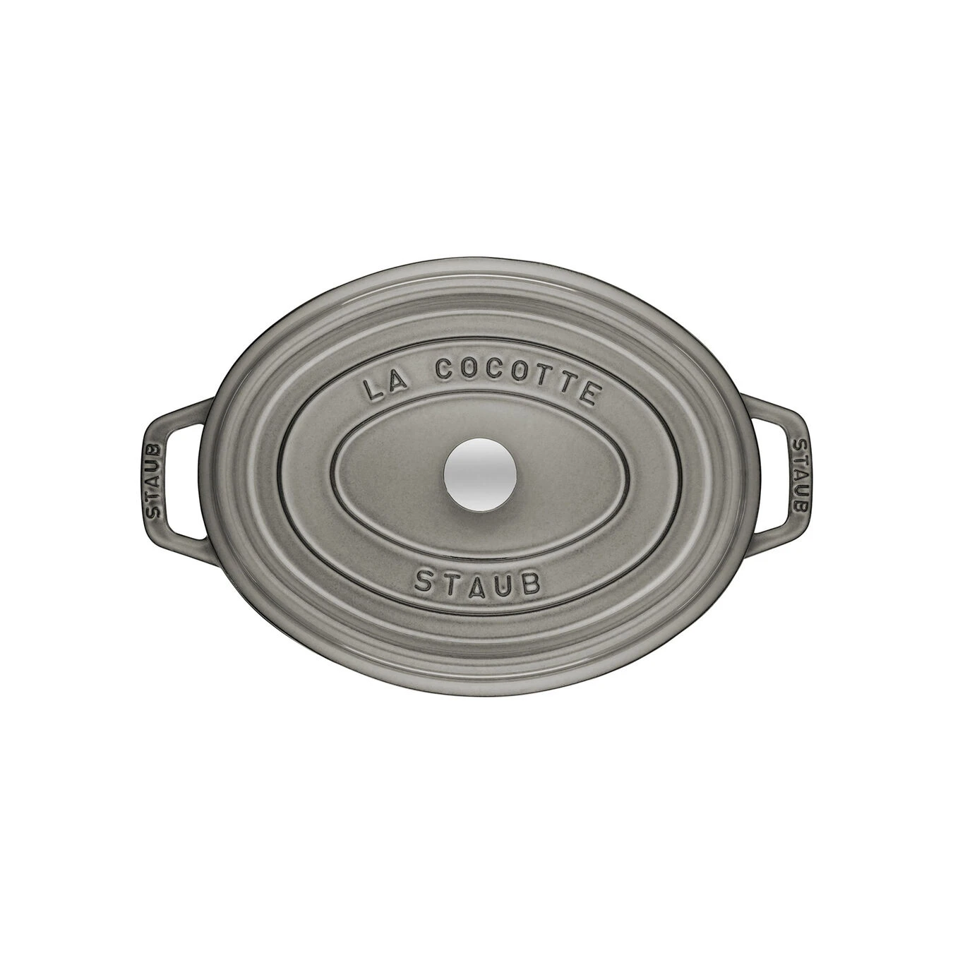 Staub Cocotte 29 Cm, Oval, Graphit-Grau, Gusseisen 2 Staub Cocotte 29 Cm, Oval, Graphit-Grau, Gusseisen – Bild 2