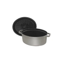Staub Cocotte 17 Cm, Oval, Graphit-Grau, Gusseisen -Zwilling 40500 236 0 5