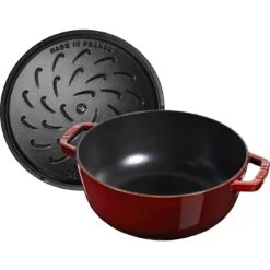 Staub La Marmite 24 Cm, Gusseisen -Zwilling 40501 015 0 6
