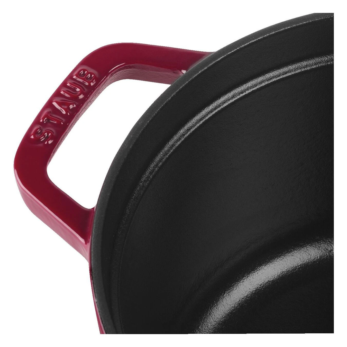 Staub Cocotte 31 Cm, Oval, Bordeaux, Gusseisen 4 Staub Cocotte 31 Cm, Oval, Bordeaux, Gusseisen – Bild 4