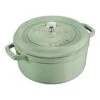 Staub Cocotte 22 Cm, Rund, Salbeigrün, Gusseisen