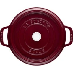 Staub Cocotte Tief 24 Cm, Rund, Bordeaux, Gusseisen -Zwilling 40506566 3