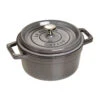 Staub Cocotte 20 Cm, Rund, Graphit-Grau, Gusseisen