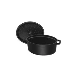 Staub Cocotte 27 Cm, Oval, Schwarz, Gusseisen -Zwilling 40509 315 0 4 1