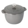 Staub Reis-Cocotte 16 Cm, Rund, Graphit-Grau, Gusseisen