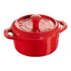 Staub Mini Cocotte 10 Cm, Rund, Kirsch-Rot, Keramik