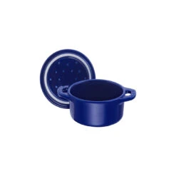 Staub Mini Cocotte 10 Cm, Rund, Dunkelblau, Keramik -Zwilling 40510 786 0 6