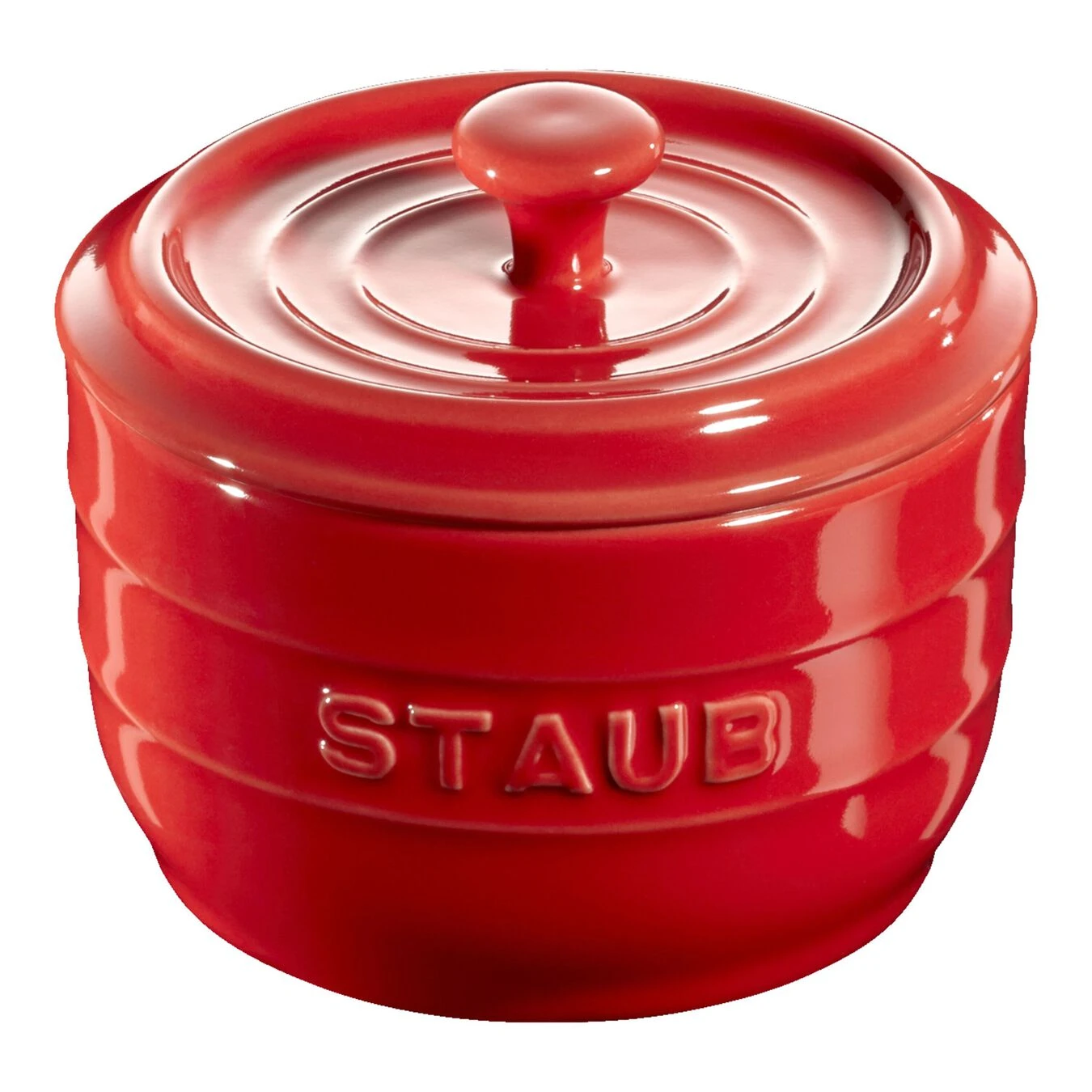 Staub Salzfass Kirsch-Rot, Keramik 1 Staub Salzfass Kirsch-Rot, Keramik