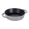 Staub Bratpfanne Mit 2 Griffen 20 Cm, Gusseisen, Graphit-Grau