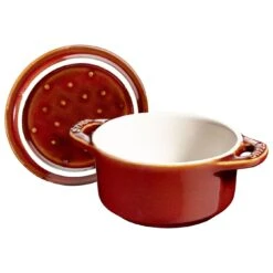 Staub Mini Cocotte 10 Cm, Rund, Antik-Kupfer, Keramik -Zwilling 40511 999 0 1