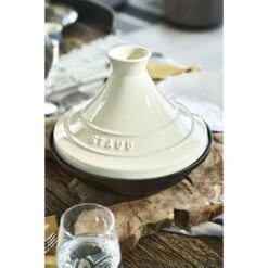 Staub Tajine 28 Cm, Gusseisen, Cream -Zwilling 424418362