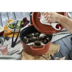 Staub Cocotte 28 Cm, Rund, Zimt, Gusseisen -Zwilling 424418892
