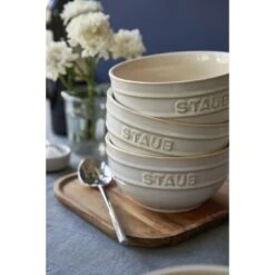 Staub Schüssel 14 Cm, Keramik, Elfenbein-Weiß -Zwilling 424424398