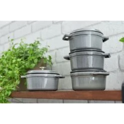 Staub Cocotte 16 Cm, Rund, Graphit-Grau, Gusseisen 8 Staub Cocotte 16 Cm, Rund, Graphit-Grau, Gusseisen -Zwilling 750032233