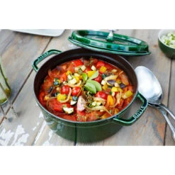 Staub Cocotte 26 Cm, Rund, Basilikum-Grün, Gusseisen 9 Staub Cocotte 26 Cm, Rund, Basilikum-Grün, Gusseisen -Zwilling 750032316